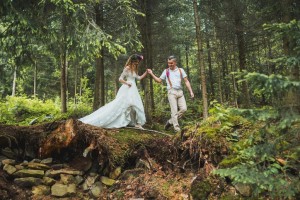 Весільна фотосесія в горах